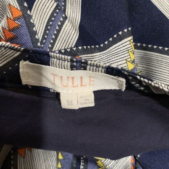 Tulle Anthropologie Size Medium Multicolor Chevron Arrow Boho Print Sheath Dress - Picture 5 of 7